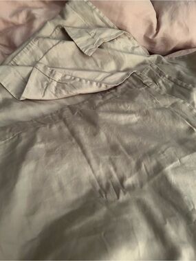 Quince light gray duvet cover
